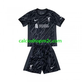 Liverpool Portiere Bambino Maglia Prima 2024/2025 Manica Corta
